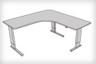 Infinity Adjustable Perfect Corner Desk